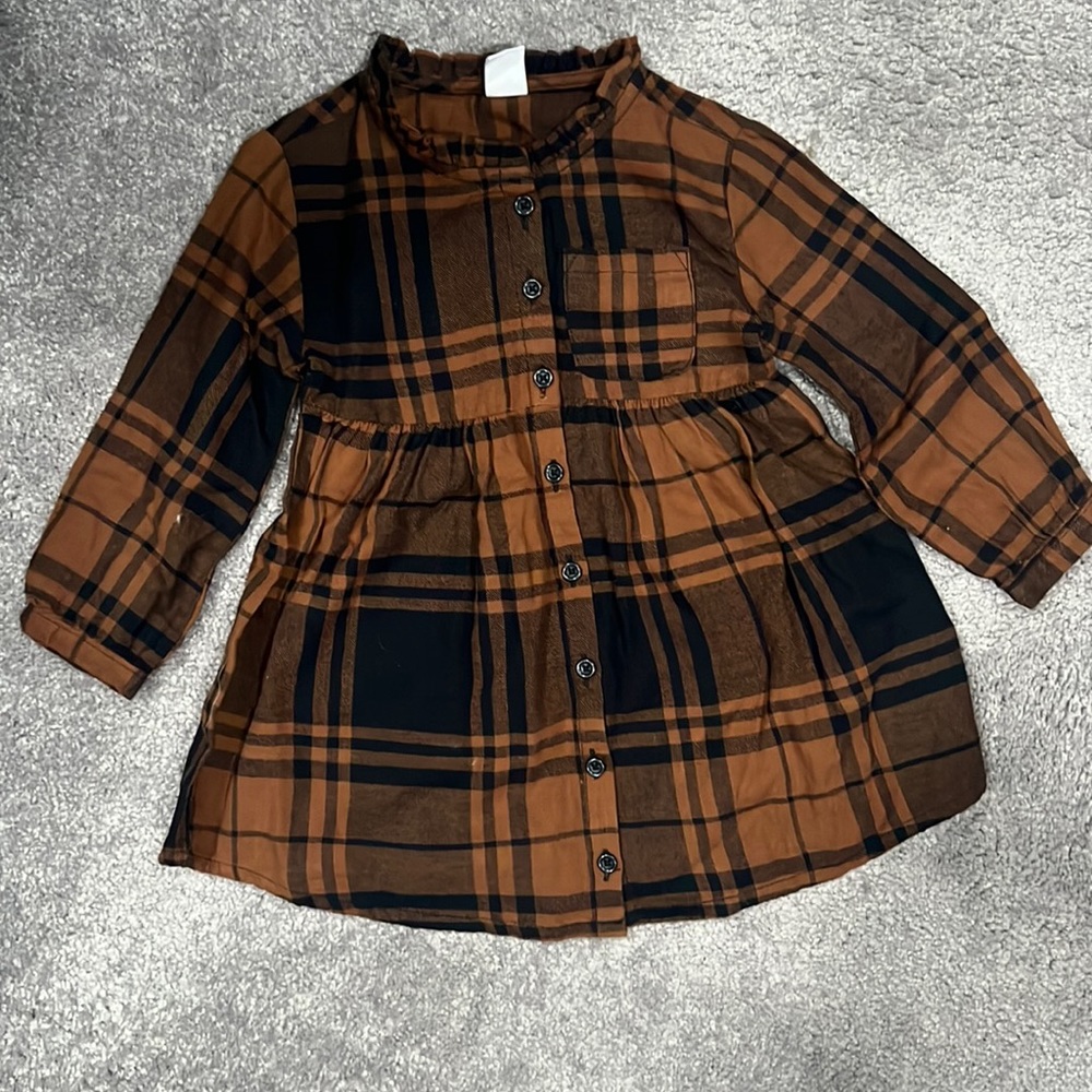 Baby Gap Flannel Dress. 18-24 months.